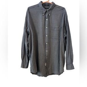 Britches Great Outdoors Men’s XL Shirt Button Down Long Sleeve 100% Cotton Plaid